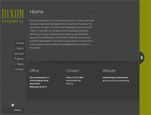Tablet Screenshot of dixondevelops.com